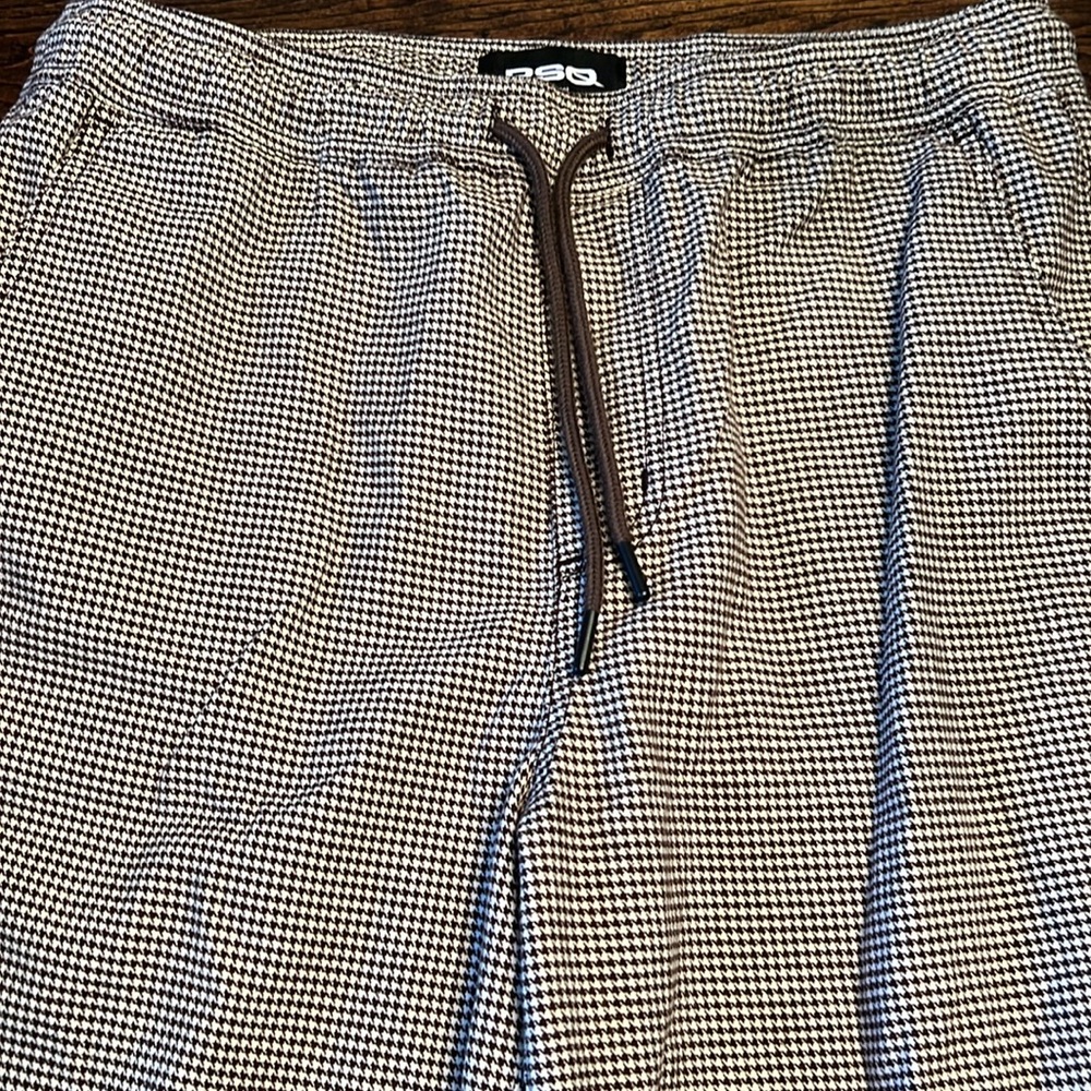 Dark Brown Houndstooth Pants - image 5